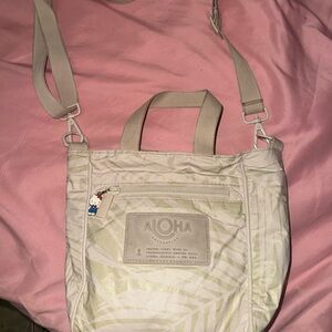 ALOHA Collection Beige Shoulder Bag